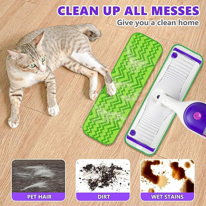 6 Pack Reusable Mop Pads Compatible