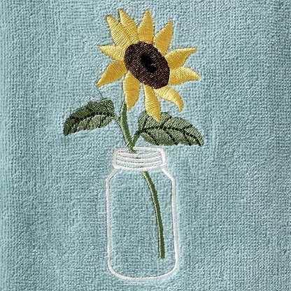 SKL Home by Saturday Knight Ltd. Sunflower in Jar Hand Towel