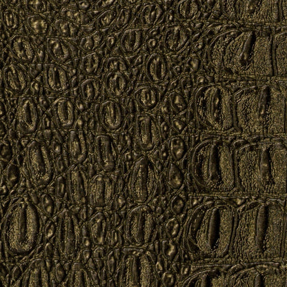 Alligator Fabric, Soft Textured Crocodile Vinyl Faux Leather, Gator Skin Embossed Upholstery DIY Craft and Clips Pleather Sheets – Individual 1 Yard Cut 36”x54” (Emerald Metallic)