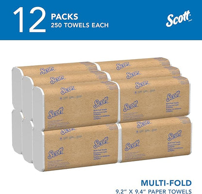 Scott Professional Universal Multifold Paper Towels, Absorbency Pockets