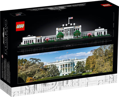 LEGO Architecture Collection: The White House 21054 - Model Building Kit, Creative Set for Adults and Teens, Energizing DIY Project, Iconic Presidential Office, Great Collectible Gift for Father's Day