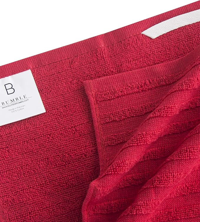 Premium Kitchen Towels | Large Cotton Dish Towels | Flat & Terry Highly