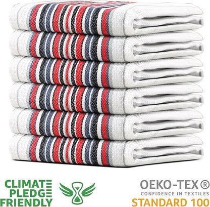 Urban Villa Kitchen Towels, Cotton Dish Towels, Mitered Corners, Ultra Soft