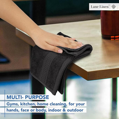 Black Hand Towels for Bathroom