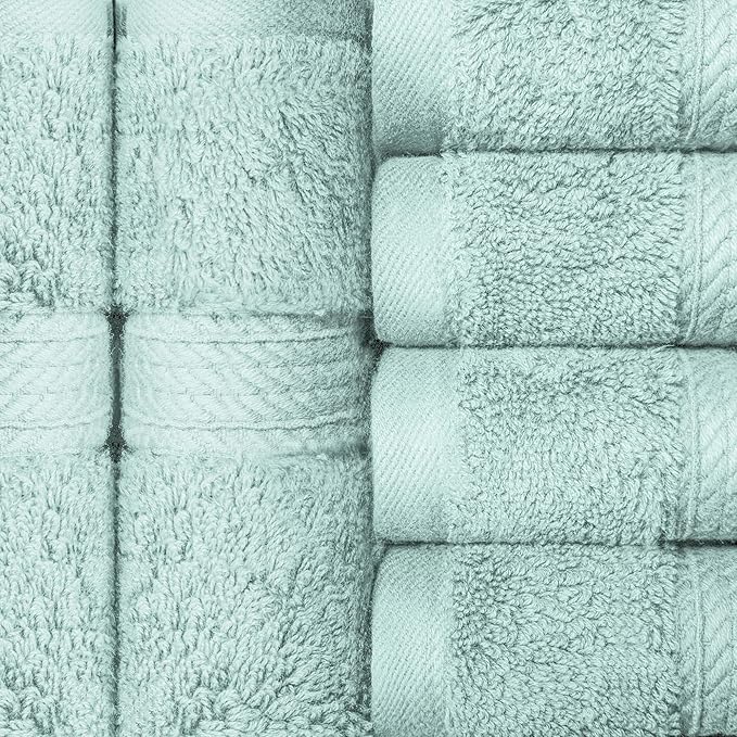 Superior Solid Egyptian Cotton Face Towel Set