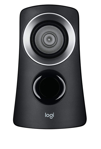Logitech Z313 2.1 Multimedia Speaker System with Subwoofer, Full Range Audio, 50 Watts Peak Power, Strong Bass, 3.5mm Audio Inputs, PC/PS4/Xbox/TV/Smartphone/Tablet/Music Player - Black