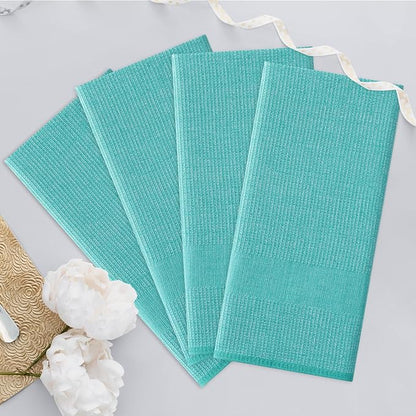 Homaxy Premium Kitchen Towels, Large Cotton Kitchen Hand Towels, Flat and Terry