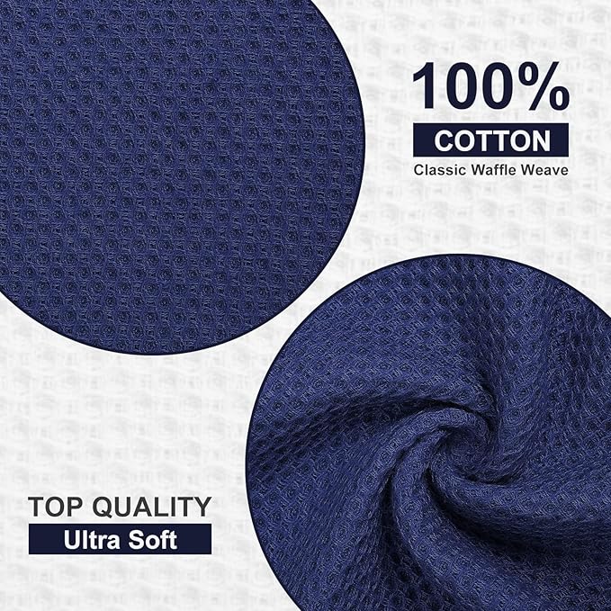 Homaxy 100% Cotton Dish Cloths, 6 Pack