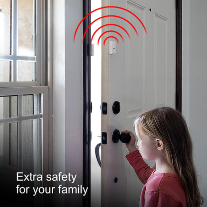 UltraPro Personal Security Window and Door Alarm, 4 Pack, DIY Protection, Burglar Alert, Wireless Chime/Alarm, Easy Installation, Home Security, Ideal for Home, Garage, Apartment and More, 45174
