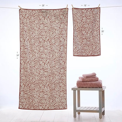 SKL Home Renan 100% Turkish Cotton Premium Bath Towel, 600 GSM, Soft &