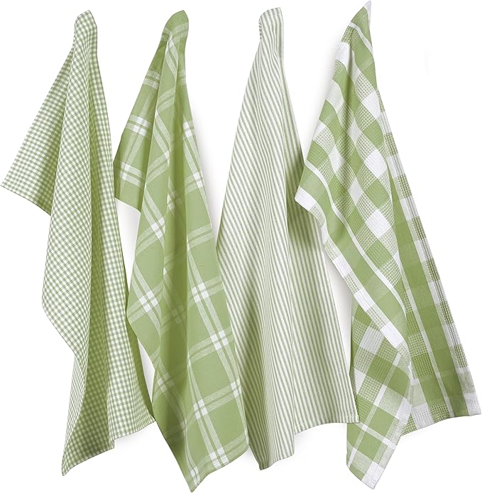 LANE LINEN 100% Cotton Kitchen Dish Cloths, Ultra Soft Absorbent Quick Drying