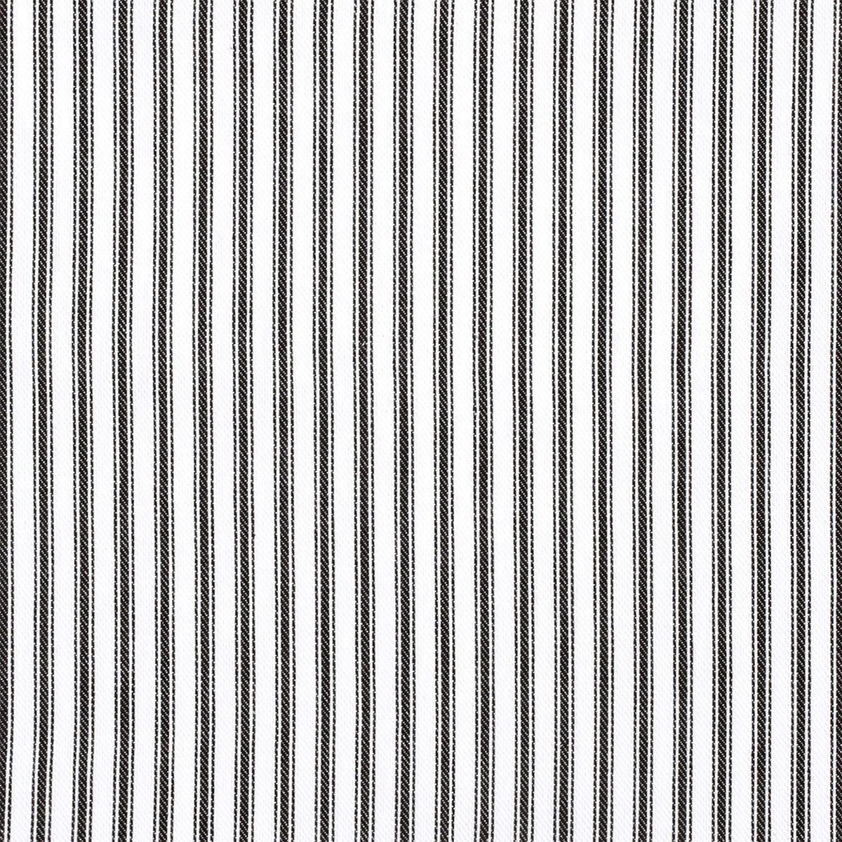 Cackleberry Home Black and White Ticking Stripe Hanging Kitchen Dish Hand Towel Cotton with Button Accent, Set of 2