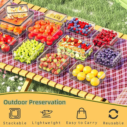 50 PCS Food Storage Containers