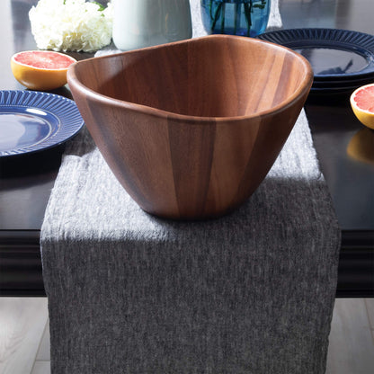 Lipper International Large Wavy Bowl, Acacia