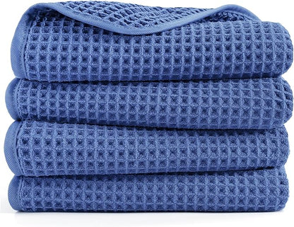 POLYTE 430 GSM Microfiber Lint Free Hand Towel, 16 x 30 in, 4 Pack