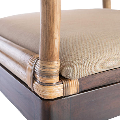 SAFAVIEH Home Collection Carlo Arm Chair, Honey