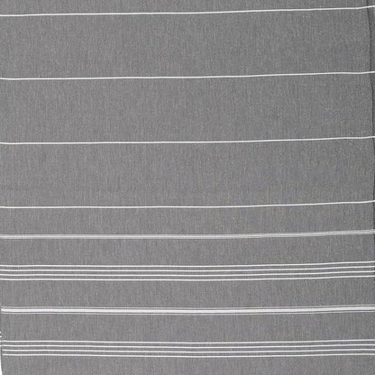 Bersuse Towels Anatolia XL Beach Blanket Throw Blanket Turkish Towel 100% Cotton Extra-Large Quick-Dry Lightweight Premium Peshtemal Towel - 61x82 Inches, Anthracite (Set of 6)