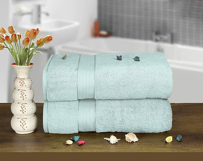 GLAMBURG 700 GSM Premium Oversized Extra Large Cotton Bath Sheet 35x70-100%
