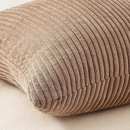 Topfinel Boho Rust OliveGreen Throw Pillow Covers 16x16 Inch Set of 4 Mordern Nordic Cushion Covers Soft Corduroy Fall Home Decor for Couch Bed Sofa Living Room Forest Green