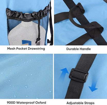 BALEINE 150L Laundry Bag Backpack, 900D Oxford Fabric Large Travel Laundry Bags