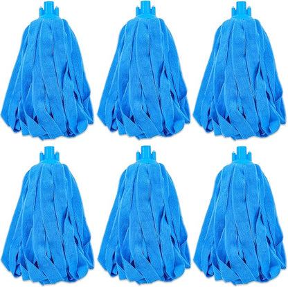Microfiber Cloth String Mop Head Refill, Loop End Screw On Mop Head Compatible