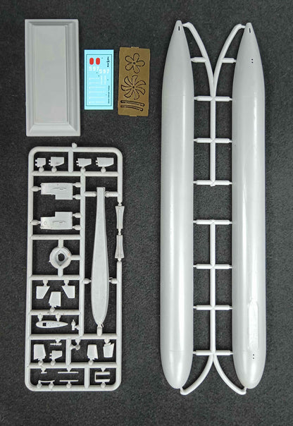 Mikro Mir 350-041 - 1/350 - SSN-597 Tullibee. US Military Boat. Scale Model kit