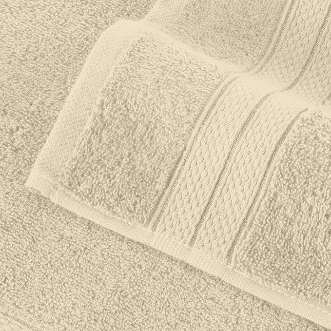 Elegant Comfort Three Line Popcorn Towel Set