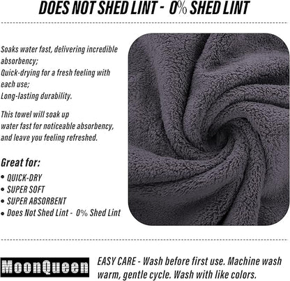 MOONQUEEN 18 Pack Premium Hand Towels