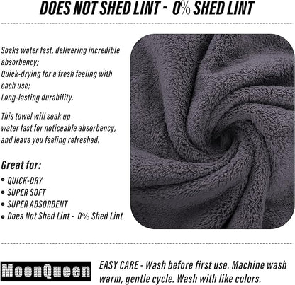 MOONQUEEN 6 Pack Premium Hand Towels