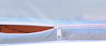 Oxford Fabric Space Saving Door-Hanging Laundry Hamper Bag + 2 Stainless Steel