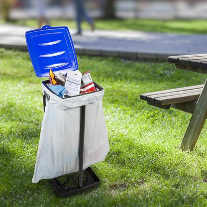 Portable Trash Bag Holder – Collapsible 13-Gallon Garbage Bin
