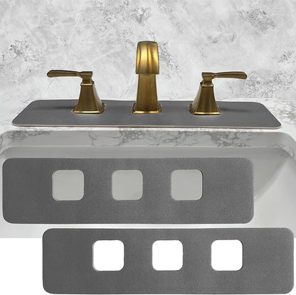 Faucet Mat Bathroom Sink 3-square-hole : AHA HOMEWARE Diatomite Rubber Bathroom