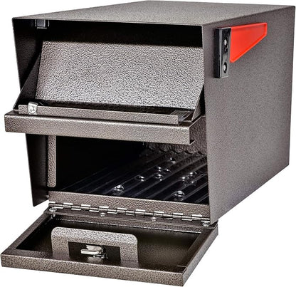 Mail Boss 7508 Curbside Mail Manager Security, Bronze Locking Mailbox