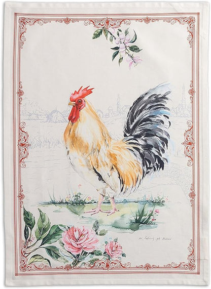 100% Cotton Kitchen Towel Campagne Maison d' Hermine Set of 2 Super Soft Highly