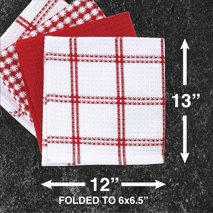 T-Fal Premium Waffle Dish Cloths: Highly Absorbent, Super Soft Long Lasting