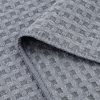 POLYTE Ultra Premium Microfiber Kitchen Dish Cloth Waffle Weave, 8 Pack