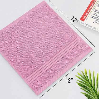 Utopia Towels Wash Cloths Set, 12 by 12 Inches, 100% Cotton Ring Spun, Highly