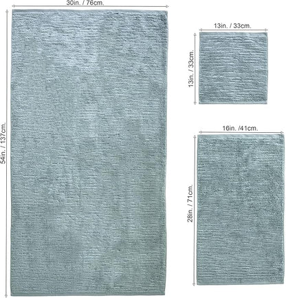 SKL Home CloudSoft 100% Cotton Luxury 6-Piece Towel Set, 600 GSM, Ultra Plush &
