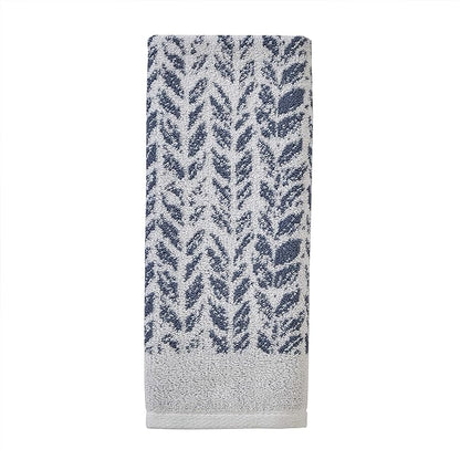 SKL Home Distressed Leaves 100% Turkish Cotton Premium 2-Piece Hand Towel Set
