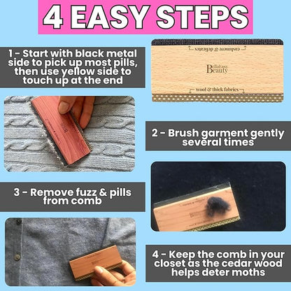 Cashmere Comb for De-Pilling Sweaters