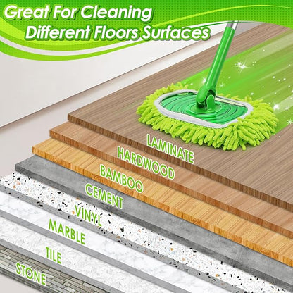 JEHONN Reusable Microfiber Mop Pads Compatible