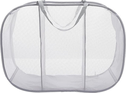 Whitmor Pop & Fold, Paloma Gray Laundry Sorter
