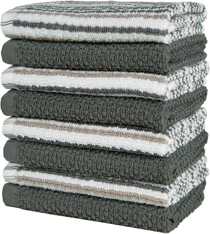 Bumble Towels Premium Dish Cloths 12"x12" | 100% Natural Ring Spun Cotton Tea