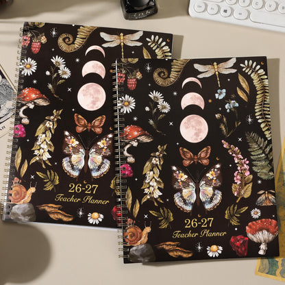 2026-2027 Teacher Planner, Lesson Planner 2026-2027, 8.5" x 11", July 2026 - Jun. 2027, Colorful Monthly Tabs, Inner Pocket