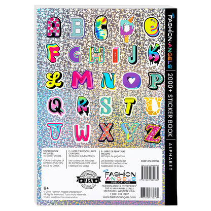 Fashion Angels 2,000+ Alphabet Sticker Book, Includes Fun & Colorful Craft Letter Stickers, Ideal for Accessorizing Kids & Teens Notebooks, Journals & More