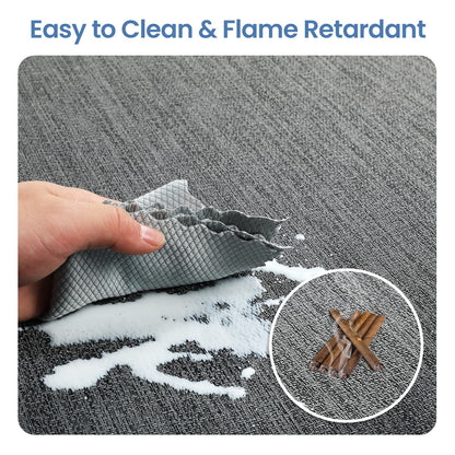 RccugmatS Chair Mat for Hardwood Floor, 36" x 48" Heavy Duty Office Chair Mat for Rolling Chairs, Anti Slip, Computer Chair Desk Mat, Floor Protector for Home Office, Graphite Texture