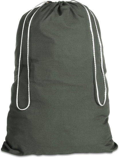 Whitmor 6353-1191-GRN Cotton Laundry Bag-Duffel Green
