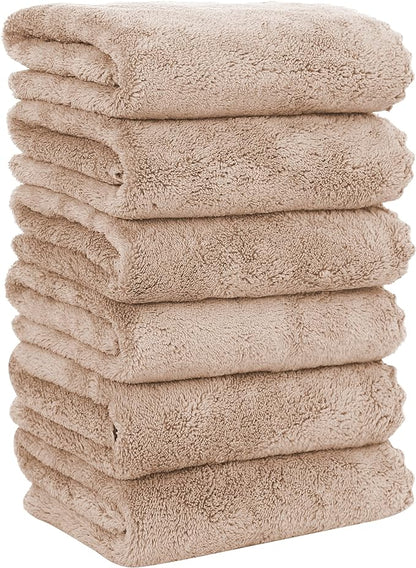 MOONQUEEN 6 Pack Premium Hand Towels
