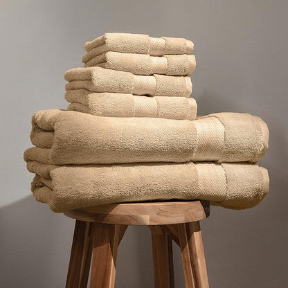 Fabdreams 100% Organic Cotton Bath Towel Set of 6 700 GSM Hotel Premium Plush