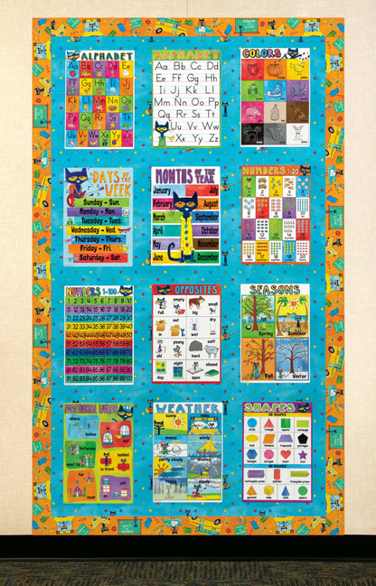 Teacher Created Resources Pete The Cat® Early Learning Educational Poster Pack (EP62002)